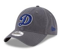 New Era for man. 60235279 LA Dodgers MLB Core Classic 9Twenty cap dark grey (OSFA), Casual, Cotton