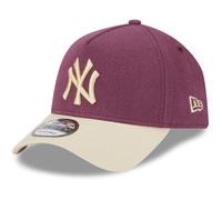 New Era A-Frame 9Forty Snapback MOLESKIN Cap maroon - One Size