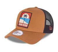 New Era A-Frame Mesh Trucker Cap - BONDI BEACH toffee - One Size