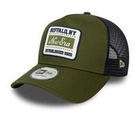 New Era A-Frame Mesh Trucker Cap - BRAND PATCH olive - One Size