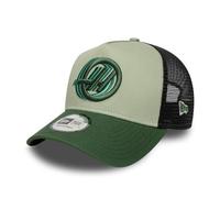 New Era A-Frame Snapback Trucker Cap - F1 HAAS Green - One Size