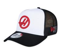 2024 Haas E-Frame Trucker Cap (Black) Adults One Size Polyester Made By: New Era