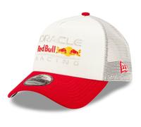 New Era A-Frame Snapback Trucker Cap - Red Bull Racing beige