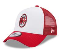 Men's Trucker Cap White AC Milan A-Frame 2023-2024 Stylish Casual Sport Hat - OS