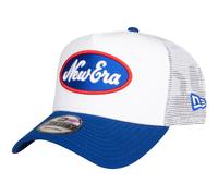 New Era A-Frame Trucker Cap - BRAND PATCH white / royal - One Size
