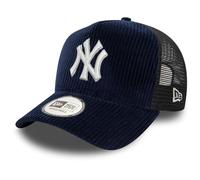 New Era for man. 60565523 New York Yankees navy Cord Trucker Cap (OSFA), Casual, Cotton