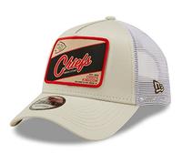 New Era A-Frame Trucker Cap - Kansas City Chiefs Stone Beige - One Size