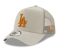 New Era A-Frame Trucker Cap - Los Angeles Dodgers Stone - One Size Beige