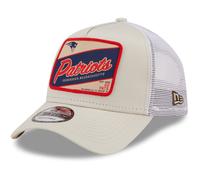 New Era A-Frame Trucker Cap - New England Patriots Stone - One Size Beige