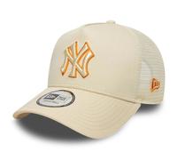 New Era 60856382 9forty Aframe New York Yankees Trucker Cap Beige