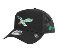 New Era A-Frame Trucker Cap - Philadelphia Eagles Retro - One Size Black