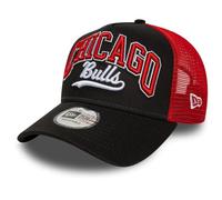 New Era A-Frame Trucker Cap - Script Chicago Bulls - One Size Black