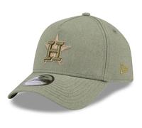 New Era A-Frame Trucker Linen Cap - NFL MLB NBA olive - One Size