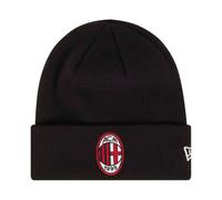 New Era AC Milan ACM 1899 Logo Core Knitted Skull Cuff Beanie OSFM Black Official Merchandise