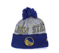 New Era Accessories Golden State Warriors Bobble Knit Hat in Blue