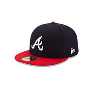 New Era Acperf Atlbra Hm 2017 Atlanta Braves Line, Unisex Children, Blue, 7 1/8