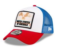 New Era Adjustable A-Frame Trucker Cap - USA EAGLE