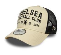 New Era Adjustable Mesh Trucker Cap - FC Chelsea Beige - One Size