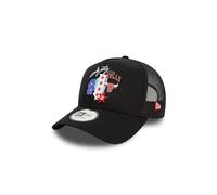 Chicago Bulls New Era NBA Team Logo Black Trucker Cap