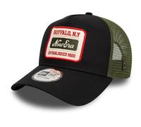 New Era Adult's Buffalo NY Destination Patch Trucker Baseball Cap Hat Black