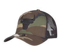 New Era Adjustable Trucker Cap - Chicago Bulls Wood camo - One Size