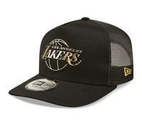 New Era Adjustable Trucker Cap FOIL Logo Los Angeles Lakers - One Size Black