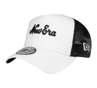 New Era Adjustable Trucker Cap - RETRO Brand Script white