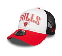 New Era Nba Retro Chicago Bulls Trucker Cap Red Man