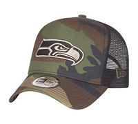 New Era Adjustable Trucker Cap - Seattle Seahawks Wood camo - One Size