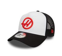 New Era Adult Haas F1 Trucker Cap / Black White / RRP £32