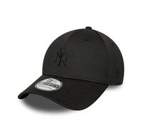 NEW ERA 39THIRTY NEW YORK YANKEES BASEBALL CAP. MLB STRETCH MESH BLACK HAT S26