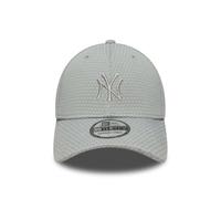 New Era Adult's 39Thirty Stretch Mesh MLB New York Yankees Baseball Cap Hat Grey Size Medium/Large