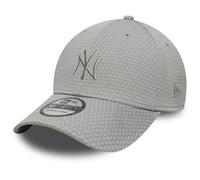 New Era Adult's 39Thirty Stretch Mesh MLB New York Yankees Baseball Cap Hat Grey Size Medium/Large
