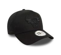 New Era Adult's 9Forty A Frame Monochrome NBA Chicago Bulls Baseball Cap Hat Black