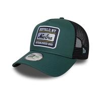 New Era Adult's 9Forty A Frame Trucker Patch Baseball Cap Hat Dark Green