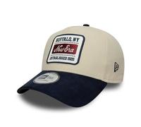 New Era Adult's 9Forty Aframe Patch Baseball Cap Hat Light Beige
