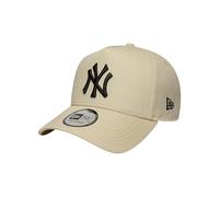 New Era Adult's 9Forty Aframe Side Patch MLB New York Yankees Baseball Cap Hat Light Beige