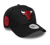 New Era Snapback Cap E-Frame 9FORTY Side Patch - Chicago Bulls - One Size Black
