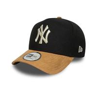 New Era Suede Visor E-Frame New York Yankees Cap Black Brown