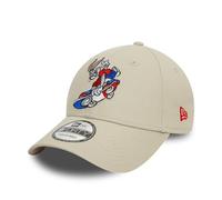 New Era Adult's 9Forty Character Bugs Bunny Looney Tunes Baseball Cap Hat Light Beige