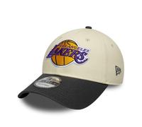 New Era Adults 9Forty Colour Block NBA Los Angeles Lakers Baseball Cap Hat