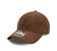 New Era Baseball Cap 9FORTY Corduroy Los Angeles Dodgers Brown One Size