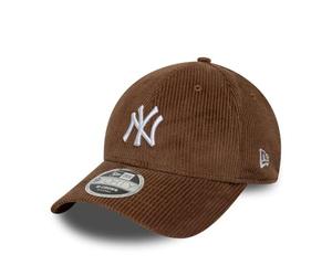 New Era Adult's 9Forty Cord MLB New York Yankees Baseball Cap Hat Medium Brown