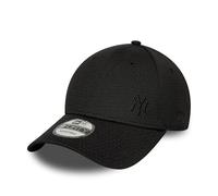 NEW ERA NEW YORK YANKEES BASEBALL CAP.9FORTY FLAWLESS BLACK MESH SNAP HAT W25