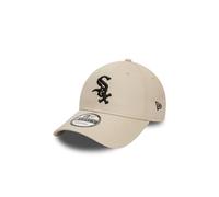 New Era Adult's 9Forty League Essential MLB Chicago White Sox Baseball Cap Hat Light Beige