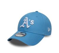 New Era Adult's 9Forty League Essential MLB Oakland Athletics Baseball Cap Hat Pastel Blue