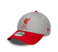 NEW ERA LIVERPOOL FC FOOTBALL BASEBALL CAP.9FORTY CONTRAST RED GREY HAT W26