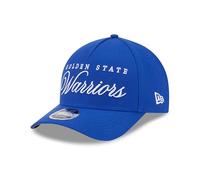 New Era Adult's 9Forty M Crown NBA Draft Golden State Warriors Snapback Baseball Cap Hat Medium Blue