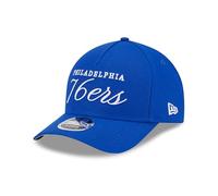 New Era Adult's 9Forty M Crown NBA Draft Philadelphia 76Ers Snapback Baseball Cap Hat Medium Blue