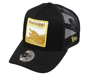 New Era Adult's 9Forty Mississippi Gator Trucker Baseball Cap Hat Black